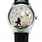 CALVIN AND HOBBES GROW UP! BANKSY STYLE GRAFFITI ART COLLECTIBLE WRIST WATCH CALVIN AND HOBBES GROW UP! BANKSY STYLE GRAFFITI ART COLLECTIBLE WRIST WATCH