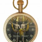 1944 ANTI-FASCIST ZIEGFELD FOLLIES CABARET ART 17 JEWELS HALLMARKED POCKET WATCH 1944 ANTI-FASCIST ZIEGFELD FOLLIES CABARET ART 17 JEWELS HALLMARKED POCKET WATCH