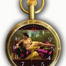 BEAUTIFUL VINTAGE EROTICA COLLECTIBLE MATURE ART 50 mm MECHANICAL POCKET WATCH