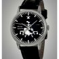 BOEING AH-64 APACHE COMBAT HELICOPTER 40 mm AVIATION ART SOLID BRASS WRIST WATCH