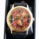 RARE INDIANA JONES & THE TEMPLE OF DOOM VINTAGE HOLLYWOOD 40mm BRASS WRIST WATCH