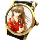 INUYASHA, BEAUTIFUL EARLY JAPANESE MANGA ANIME ART 30 mm SOLID BRASS WRIST WATCH INUYASHA, BEAUTIFUL EARLY JAPANESE MANGA ANIME ART 30 mm SOLID BRASS WRIST WATCH
