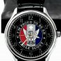 PROUD TO BE AN EAGLE SCOUT, HIGH QUALITY SOLID BRASS BOYS SCOUTS WRIST WATCH