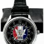 PROUD TO BE AN EAGLE SCOUT, HIGH QUALITY SOLID BRASS BOYS SCOUTS WRIST WATCH