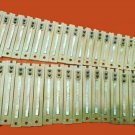 INDIAN HARMONIUM 44 NARROW TONGUE "HARP" REED SET.  MALE / FEMALE / BASS CHOICE