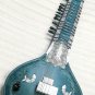 INDIGO BLUE HANDMADE INDIAN RAVI SHANKAR ACOUSTIC ELECTRIC SITAR IN CEDAR WOOD