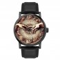 DA VINCI'S INTERPRETATION OF SISTINE CHAPEL HAND OF GOD ART, SOLID BRASS WATCH
