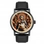 THE PIETA, VIRGIN MARY & THE APOSTLES WITH THE BODY OF JESUS CHRIST BRASS WATCH