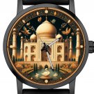 EXQUISITE TAJ MAHAL INDIA MUGHAL STYLE ISLAMIC ART SOLID BRASS COLLECTIBLE WATCH