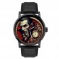 COUNT DRACULA EYE-CATCHING BLOOD RED VAMPIRE POSTMODERN FANTASY MEN' DRESS WATCH
