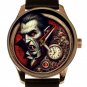 COUNT DRACULA EYE-CATCHING BLOOD RED VAMPIRE POSTMODERN FANTASY MEN' DRESS WATCH