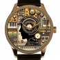 Keyboards Piano Keyboard Synthesizers Music Maker DJ Postmodern Art Brass Watch