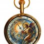 VINTAGE MERCURY GREEK GOD SURREALIST SYMBOLIC ART SOLID BRASS 17J POCKET WATCH