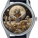 THE APOLLO MOON MISSION SPACE EXPLORATION STEAMPUNK ART COLLECTIBLE BRASS WATCH THE APOLLO MOON MISSION SPACE EXPLORATION STEAMPUNK ART COLLECTIBLE BRASS WATCH