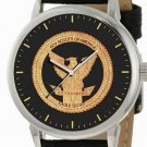 MINT GIFT CONDITION EAGLE SCOUT WOODCUT ART BOY SCOUT PRESENTATION WRIST WATCH