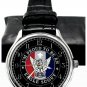 PROUD TO BE AN EAGLE SCOUT, HIGH QUALITY SOLID BRASS BOY SCOUTS 40mm WRIST WATCH