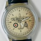 SPITFIRE 609 SQUADRON ROYAL AIR FORCE WW-II COMPASS ART SOLID BRASS WRIST WATCH SPITFIRE 609 SQUADRON ROYAL AIR FORCE WW-II COMPASS ART SOLID BRASS WRIST WATCH