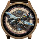 RAF WW2 DE HAVILLAND MOSQUIT0 BOMBER METALLIC AVIATOR'S DIAL SOLID BRASS WATCH RAF WW2 DE HAVILLAND MOSQUIT0 BOMBER METALLIC AVIATOR'S DIAL SOLID BRASS WATCH