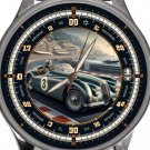 1950 JAGUAR XK CULT CLASSIC RACE CAR, VINTAGE MONTE CARLO ART SOLID BRASS WATCH 1950 JAGUAR XK CULT CLASSIC RACE CAR, VINTAGE MONTE CARLO ART SOLID BRASS WATCH