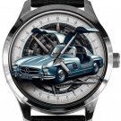 1950s MERCEDES SL GULLWING SPORTS CAR METALLIC ART SOLID BRASS COLLECTIBLE WATCH 1950s MERCEDES SL GULLWING SPORTS CAR METALLIC ART SOLID BRASS COLLECTIBLE WATCH