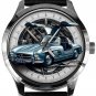 1950s MERCEDES SL GULLWING SPORTS CAR METALLIC ART SOLID BRASS COLLECTIBLE WATCH