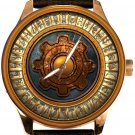 ALETHIOMETER GOLDEN COMPASS METAL DIAL SOLID BRASS WISH-FULFILLING 40 mm WATCH