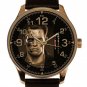 VINTAGE TERMINATOR SCHWARZNEGGER MOVIE POSTER ART SOLID BRASS COLLECTIBLE WATCH