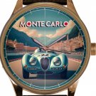 VINTAGE 1950s JAGUAR RACE CAR AT MONACO MONTE CARLO GRAND PRIX SOLID BRASS WATCH VINTAGE 1950s JAGUAR RACE CAR AT MONACO MONTE CARLO GRAND PRIX SOLID BRASS WATCH