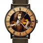STRADIVARIUS VIOLIN MEDIEVAL RENAISSANCE MUSIC ART SOLID BRASS VIOLINIST WATCH