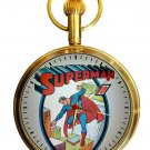 VINTAGE 1970s SUPERMAN FIRST EDITION COVER LATER 17 JEWEL WINDING POCKET WATCH