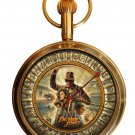 INDIANA JONES & THE DIAL OF DESTINY CLASSIC MOVIE POSTER DIAL 17J POCKET WATCH INDIANA JONES & THE DIAL OF DESTINY CLASSIC MOVIE POSTER DIAL 17J POCKET WATCH