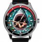 Bloody Great White Shark Sexy Screaming Girl in Red Bikini Jaws Horror Art Watch