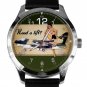 USAF LTV-A7 CORSAIR II HEAVY LIFT AVIATION PINUP SOLID BRASS COLLECTIBLE WATCH