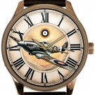 RAF SPITFIRE VINTAGE ROMAN DIAL SOLID BRASS HIGH-QUALITY COLLECTIBLE  40mm WATCH