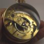 FASCINATING 1810s ROBERT ROSKEL LONDON VERGE FUSEE BALL CLOCK IN BRASS & CRYSTAL