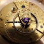 FASCINATING 1810s ROBERT ROSKEL LONDON VERGE FUSEE BALL CLOCK IN BRASS & CRYSTAL