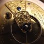 FASCINATING 1810s ROBERT ROSKEL LONDON VERGE FUSEE BALL CLOCK IN BRASS & CRYSTAL