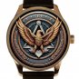 33rd DEGREE FREEMASONRY SOLID BRASS 40 mm WATCH SPLENDID NORTHERN MASONIC EAGLE