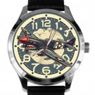 VINTAGE CURTISS P-40 WARHAWK USAAF WORLD WAR II FIGHTER PLANE SOLID BRASS WATCH