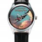 THE FLYING TIGERS P-40 Tomahawk WW-II Fighter Aircraft Aviation Art Brass Watch