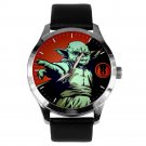 VINTAGE YODA STAR WARS JEDI KNIGHT LOGO ART SOLID BRASS COLLECTORS 40 mm WATCH