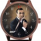 1969 SEAN CONNERY AS JAMES BOND 007 ORIGINAL PORTRAIT ART RED BRASS FINISH WATCH 1969 SEAN CONNERY AS JAMES BOND 007 ORIGINAL PORTRAIT ART RED BRASS FINISH WATCH