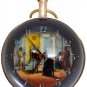 THE MASONIC COVENANT RARE FREEMASONRY SOLID BRASS MECHANICAL BALL CLOCK 17 JEWEL