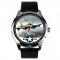USAAF B-17 FLYING FORTRESS VINTAGE WW-II ART PRINT SOLID BRASS COLLECTIBLE WATCH