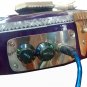 PURPLE HAZE INDIAN SITAR ELECTRIC RESONATING GUITAR FUSION IN CEDAR w VOL & TONE
