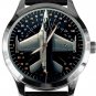 F-16 GENERAL DYNAMICS F16 FIGHTING FALCON FIGHTER JET DIAL SOLID BRASS WATCH