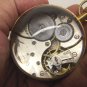ANTIQUE 1890s FAMOUS SWISS-MADE MOVEMENT RECOVERY TO BRASS & CRYSTAL BALL WATCH