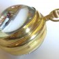 ANTIQUE 1890s FAMOUS SWISS-MADE MOVEMENT RECOVERY TO BRASS & CRYSTAL BALL WATCH