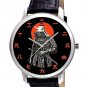 ANCIENT JAPANESE SAMURAI ARMOR PARCHMENT KANJI DIAL COLLECTIBLE BRASS 40mm WATCH