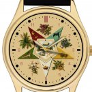 EASTERN STAR ODDFELLOWS MASONIC SYMBOLISM 40 mm SOLID BRASS WRIST WATCH EASTERN STAR ODDFELLOWS MASONIC SYMBOLISM 40 mm SOLID BRASS WRIST WATCH